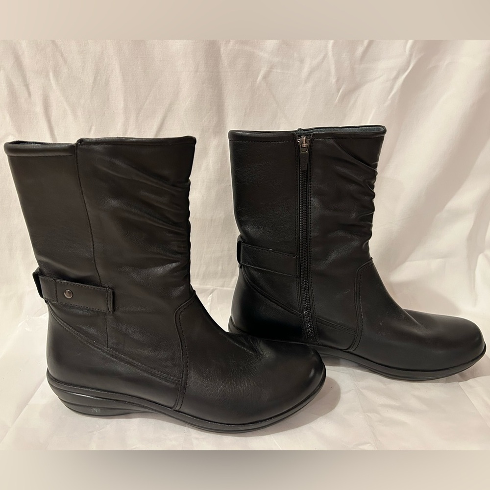 Dansko Black Leather Boots EU 40